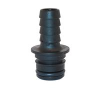 Jabsco 20381002 Flojet 20381-002 Electric Pump Fitting-Quad Port x 1/2" Hose Barb, Straight, Black, Pack of 1
