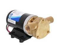 Jabsco 23680-4003 Water Puppy Bronze Head, Nitrile Impeller, Commercial Duty, 12 Volt, For Livewell Circulation, Draining Bait Tanks, Engine Oil Changes, Boat Washdown, or General Marine Pumping