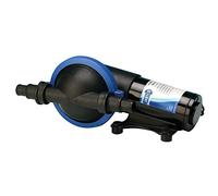 Jabsco 50880-1100 Marine Filter-less Shower Drain/Bilge Pump, 3.7 GPM, 3/4 inch Connections, 24 Volt, 5 Amp, Black