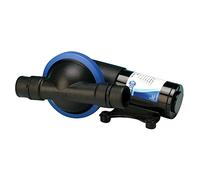 Jabsco 50890-1000 Marine Filter-less Waste Pump Robust Single Diaphragm Design, 5 GPM, 1.5 inch, 12 Volt, 15 Amp, Black