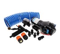 Jabsco Hotshot HD4 Heavy Duty Washdown Pump w/25' HoseCoil - 12V - 4 GPM - 60 PSI