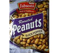 Jabsons Roasted Peanuts Black Pepper 140g (Pack of 2)