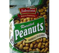 Jabsons Roasted Peanuts Nimboo Pudina 140g (Pack of 2)