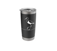 Jacana Line Art Birdwatcher Stainless Steel Insulated Tumbler