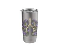 Jacaranda Flower Lungs Nature Breathing Stainless Steel Insulated Tumbler
