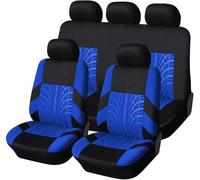 JACCOS Custom Fit Car Seat Cover Sets for toyota C-HR C HR CHR 2016-2025,Premium Anti-Slip Seat Protectors,Full Surround Protection for Front/Rear Seats,B/Blue