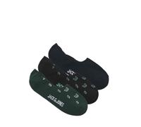 Jacdenim Dog Multi Short Sock Pack of 3, Dark Navy, One Size