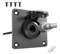 JacEnergy Waterproof Wall Socket for Starlink Mini, Aluminum DC 5.5 x 2.1 Female Power Connector Starlink Mini Power Cable Outlet Perfect for RV Campervan, Caravan, Motorhome, Boat, Smart Battery Box