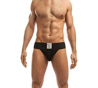 Jack Adams Men's No. 1874 Jockstrap Jock Strap, Black, M