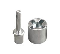 Jack Adapter Tool - Jack Socket Adapter, Universal Stainless Steel Fixing | Drill Converter | Scissor Lift Stabilizer Socket for Boat, Car, Truck, Towing