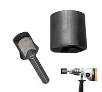 Jack Adapter Tool - Universal Drill Attachment, Stainless Steel Construction, Heavy Duty Auger Drill Adapter for Safe Load and Equipment | Compatible with, Boat, Car, Truck, Lawn Mower