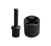 Jack Adapter Tool, Universal Steel Anti-Rust, 1 Piece, Drill Bit Adapter, Automotive Jack Tool, Secure Attachment Design, For RV And Garage