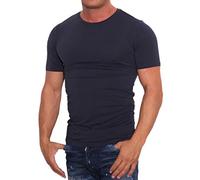 Jack and Jones Basic O-Neck Short Sleeve Men's T-Shirt Navy Blue XX-Large