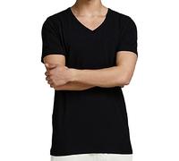 Jack & Jones Mens S/S Vee Neck T-Shirt - Slim Fit