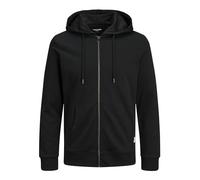 Jack and Jones Men Zip Hoodie Black 2XL