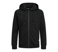 Jack & Jones Basic Full Zip Sweatshirt Black 2XL Men