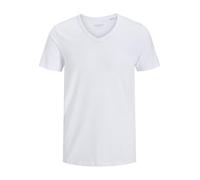 V-neck T-shirt Jack & Jones Basic Blanc 2XL