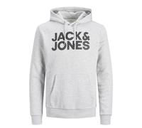 Jack & Jones Corp Logo Hoodie Grey M Men