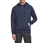 Jack and Jones Mens Jjebasic Sweat OTH Hoodie Navy Blazer M