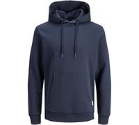Jack and Jones Mens Jjebasic Sweat OTH Hoodie Navy Blazer XS