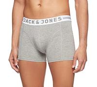 Jack and Jones Men's Sense Trunks Core NOOS 1-2-3 2014 Set of 3 Boxer Shorts, Light Grey Melange, Small