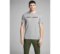 Jack And Jones Mens T-Shirt Essentials Classic Logo Solid Slim Fit Soft Cotton