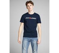 Jack And Jones Mens T-Shirt Essentials Classic Logo Solid Slim Fit Soft Cotton