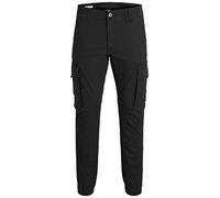 Jack and Jones Paul Fl Trouser Mens Gents Cargo Trousers Pants Bottoms Black 34W R