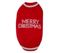 JACK AND VANILLA, 5Th Avenue Dogwalk Dog Cable Jumper with Turtleneck Soft Modern Chic Design Ideal for Walks, Size L, Red, Model 5Th Avenue Dogwalk