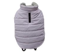 JACK AND VANILLA, 5Th Avenue Dogwalk Dog Fleece Jacket, Optimum Comfort, Stylish Design, Weatherproof, Practical Pockets, Size XL, Purple