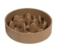 Jack and Vanilla, Bon Appetit Eco Friendly Bamboo Bowl for Dogs and Cats, Modern Design, Easy to Clean, Diameter 21 cm, Beige
