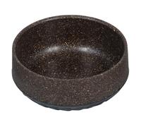 JACK AND VANILLA, Bon Appetit Eco Friendly Bamboo Non-Slip Pet Bowl 350 ml Capacity Elegant Design Ideal for Small and Medium Animals, Brown Diameter 12 cm