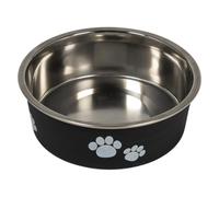 JACK AND VANILLA, Bon Appetit Stainless Steel Non-Slip Bowl 1600 ml Diameter 21 cm Stylish and Practical Design for Pets - Easy to Clean and Durable