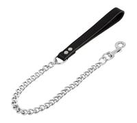 JACK AND VANILLA, Bull Dog Chain Lead, Black, Size 20 mm x 70 cm