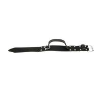 JACK AND VANILLA, Bull Dog Collar with Handle, Black, Size 50 mm x 60 cm