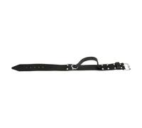 JACK AND VANILLA, Bull Dog Collar with Handle, Black, Size 50 mm x 70 cm