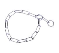 JACK AND VANILLA, Chrome Plated Steel Correction Chain, 3mm Oval Links, Flexible and Durable, Ideal for Dog Education, Safe and Easy to Care, 59cm, Silver