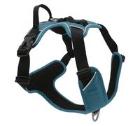 JACK AND VANILLA, Comfortable and Secure Dog Harness, Customized Fit, Ergonomic Design, Easy to Use, Size M, Blue, Expedition Model