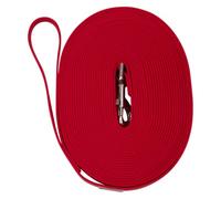 JACK AND VANILLA - Dog Lead - 1000x2x2.5 mm - Red | Secure metal carabiner · Comfortable padded handle · Reflective stitching · Soft and durable