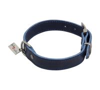 JACK AND VANILLA, Elegant Vintage Collar for Dogs or Cats, Unique and Refined Design, Comfortable and Durable, Length 55 cm, Blue, Width 40 mm, Vintage Model