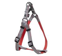 JACK AND VANILLA, Ergonomic Harness for Dogs, Adjustable, Lightweight and Durable, with Reflective Strips for Safety, Modern Design, Size S, Grey, 15 mm x 38-59 cm, Model