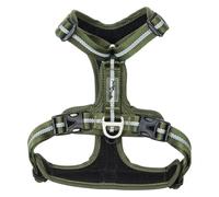 JACK AND VANILLA, Ergonomic Harness for Outdoor Adventures, Padded Straps, Easy Adjustment, Reinforced Safety, Modern Design, Olive Green, Size L, Expedition Model