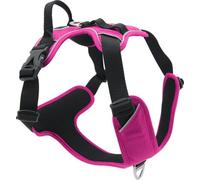 JACK AND VANILLA, Expedition Dog Harness Comfortable Secure Custom Fit Modern Attractive Design Ideal for Outdoor Walks Medium Fuchsia