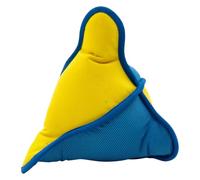 JACK AND VANILLA, Floating Toy for Dogs and Cats, Durable Materials, Ideal for Water Play, Easy to Clean, 18 cm, Yellow/Blue, for All Breeds, Model Rex