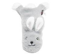 JACK AND VANILLA, Grey Rabbit Plush Toy for Dogs, 30 cm, Realistic Design, Sound and Washable, Great for Interactive Games, Bright Colour, Flatties Model