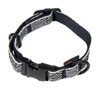 JACK AND VANILLA, Ibiza Dog Collar, Black, Size 15 mm x 24-35 cm