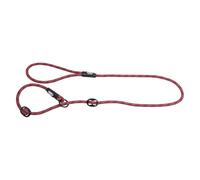 Jack and Vanilla - Luminous Dots Dog Choke Lead - Strap with Bright Spots, High Visibility for Walking, Outings - Red Colour, Size 8 mm x 140 cm