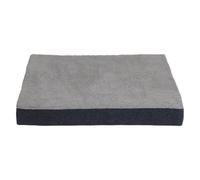 JACK AND VANILLA, Orthopaedic Comfort Memory Foam Dog Bed, Durable Fabric, Elegant Design, Washable Cover, Size M 80 x 60 x 10 cm, Colour: Dark Grey, Classic Model
