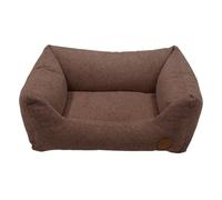 JACK AND VANILLA, Sofa for Pets Optimal Comfort, Luxurious Upholstery, Elegant Design, Easy to Clean, Size 117 x 82 x 28 cm, Chic Brown, for All Breeds