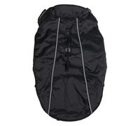 JACK AND VANILLA, Stylish Dog Coat, Cold Protection, Lightweight and Adjustable, with Reflective Strips for Safety, Size S, Black, 30 cm, Expedition